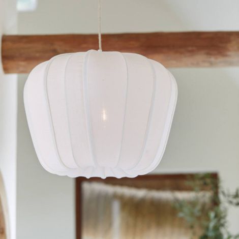 Suspension tissu blanc Diam 60 Zubedo (1/5)