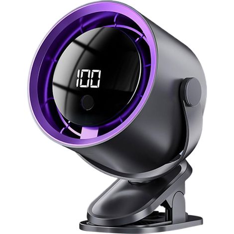 Ventilateur puissant et silencieux avec batterie texture ABS (1/5)