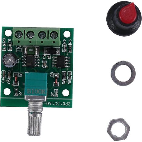 DC-Motor-Drehzahlregler (PWM) 1803BK Einstellbarer Treiberschalter-- (1/5)