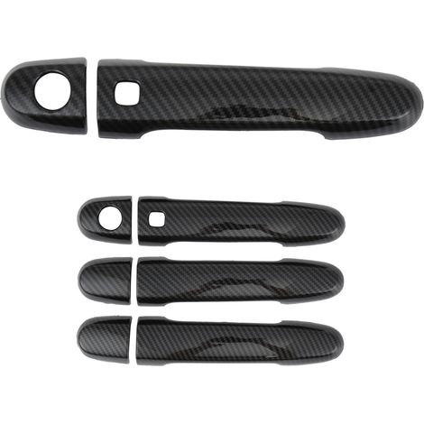 Komplettes Türgriff-Set außen, Dekor aus Kohlefaser, kompatibel mit Prius 20 2005-2010 (1/5)