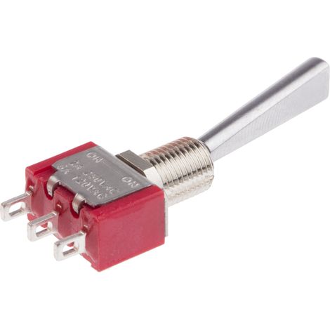 Interrupteur à levier RS PRO, On-On, 1RT, 5 A @ 250 V c.a. ( Prix pour 1 ) (1/2)