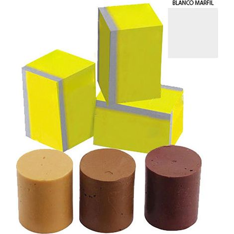 WOLFPACK LINEA PROFESIONAL cera repara madera  70 gr. blanco marfil
