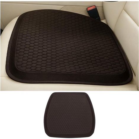Coussin de siège auto – Brun – Antidérapant – Respirant – Universel – SUV, camping-car, camion (1/5)