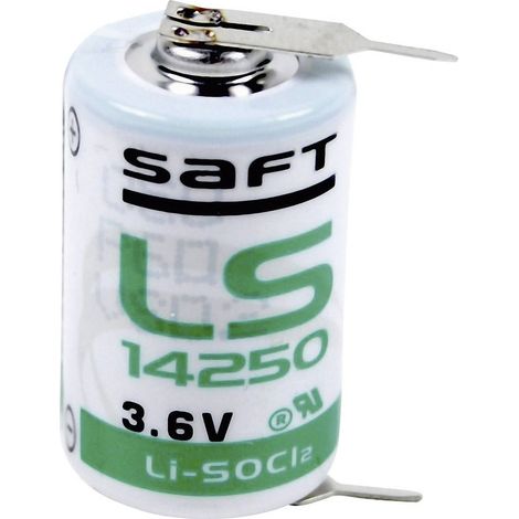 Saft LS 14250 2PF Batteria speciale 1/2 AA terminali a saldare a U Litio 3.6 V 1200 mAh 1 pz. (1/5)