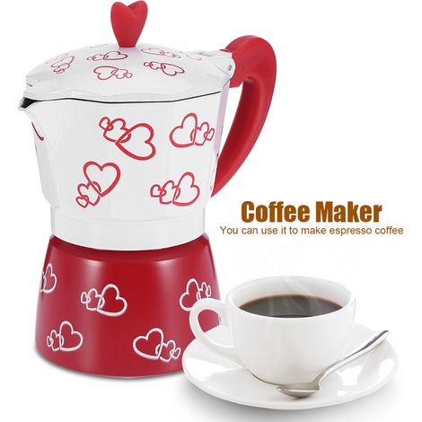 Cafetière bouilloire en aluminium durable pour la maison et le bureau (1/5)