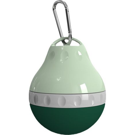 Reise-Wasserflasche für Hunde mit herausnehmbarem und auslaufsicherem Napf aus faltbarem Silikon, ideal zum Wandern und für Ausflüge in die Natur.