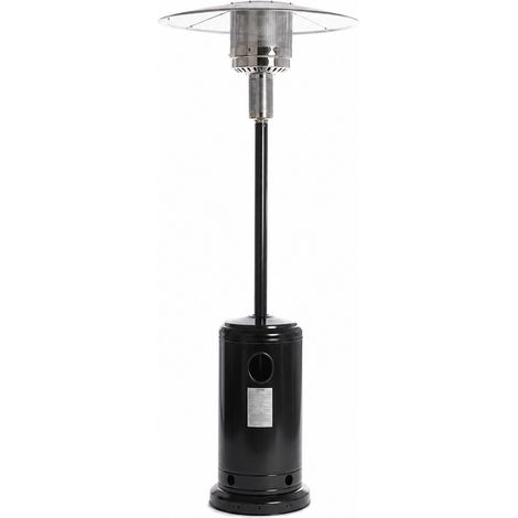 Fornorth Heizstrahler Stand Patio 13kW gasbetrieben, schwarz (1/3)