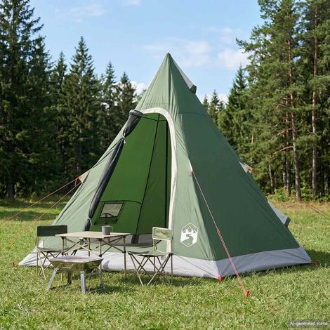 Teenpull – 3 Personen Grün 185T Polyester mit PU-Beschichtung (1/5)