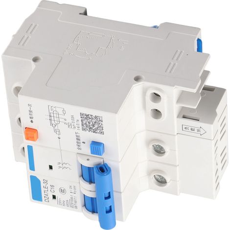 Disjoncteur différentiel 230 V/16 A DZ47LE 32 2P+2 C16 (1/5)
