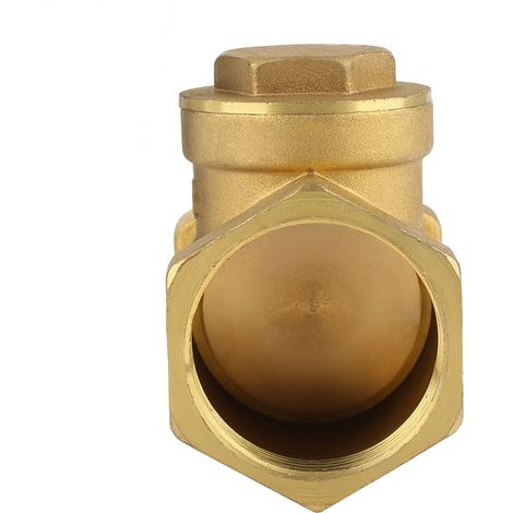 Clapet Anti-Retour Laiton Fileté Femelle DN32 16 Bars Soupape de Non-Retour pour Empêcher Retour d'Eau (1/5)