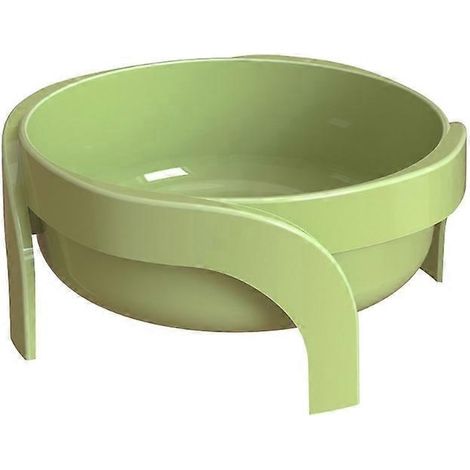 Erhöhter Napf für Katzen und kleine Hunde, erhöhter Napf mit Futter- und Wasserhalter, schräger Napf mit Verschluckschutz, ideal für komfortables Füttern von Haustieren.