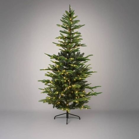 Sapin de Noël lumineux 300 LEDS Blanc Chaud 754 Branches 1m80 intérieur (1/5)