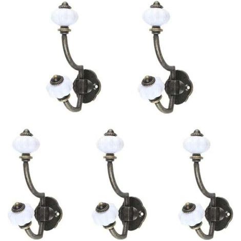 Stück antike Wandhaken, einfache Kleiderhaken, Retro-Mützen-Dekorationen, rustikale Wandhaken, dekorative Retro-Haken, Schlüssel (1/4)