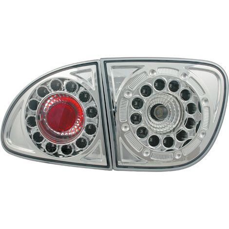Coppia fanali posteriori LED - compatibile per Seat Leon (11/999/05) - Cromo