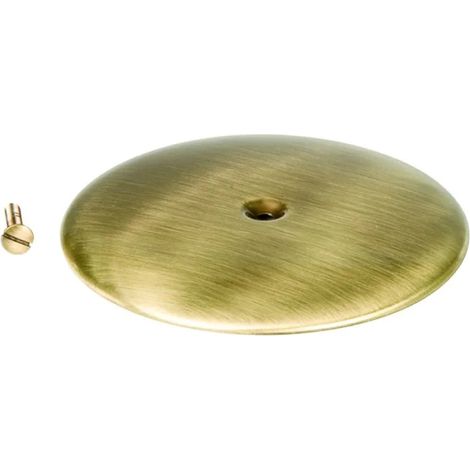 PIATTELLA COPRIPOZZETTO A PAVIMENTO COLORATA MM 150 BRONZATA PORTA & BINI RUBINETTERIE SNC