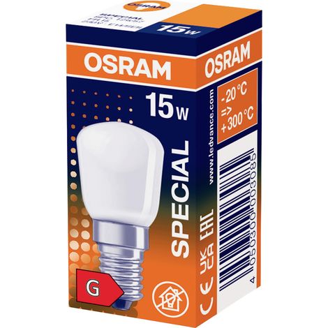 OSRAM HOMELIGHTING Backofenlampe EEK: G (A - G) 57 mm 230 V E14 15 W Spezialform 1 St.