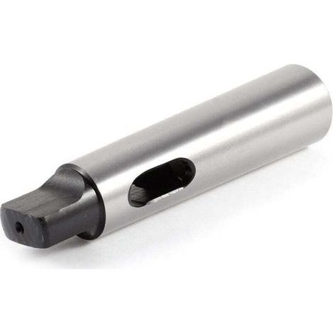 Adattatore conico Morse da mandrino MT3 a foro MT2, lunghezza 112 mm, per tornio di alta qualità. (1/4)