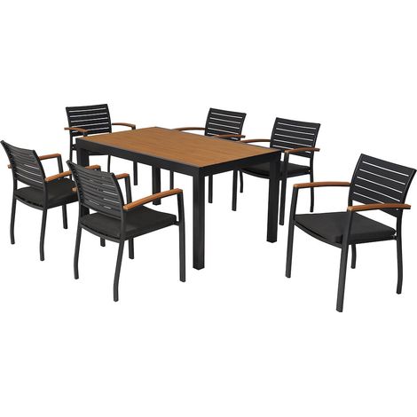 Astros Set 13tlg Alu/Kunstst. Tisch 150 x 90 cm