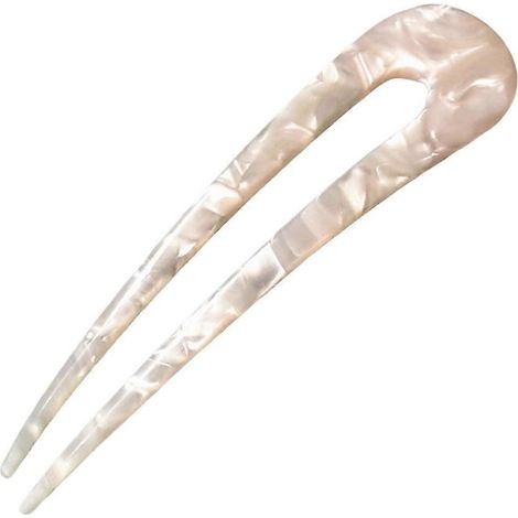 1/3 épingles à cheveux style français, grandes tiges en forme de U, pour coiffures polyvalentes et créations DIY, en acétate-D (1/5)