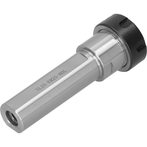 Mandrin ER25 à tige droite SL25-80L pour fraiseuses CNC et perçage