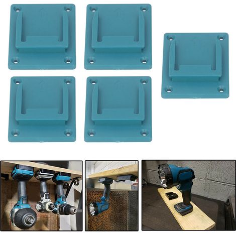 supports d'outils électriques bleus Makita/Bosch pour outils à batterie lithium-ion 18 V, non compatibles avec les outils NI-CD 18 V. (1/5)