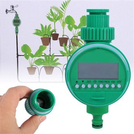 Irrigation Timer, Outdoor Irrigation Controller, Automatic Sprinkler, Electronic Hose Timer, Multiple Programs for Garden, Greenhouse, Vegetable Patch, Plant, Lawn, Landscape 3 (1/5)