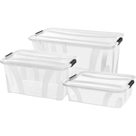 Aufbewahrungsbox Anzio 3er-Set 7 l, 14 l, 32 l (1/4)