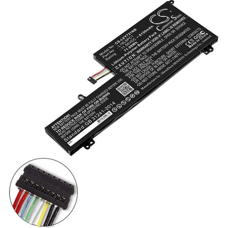 NX - Batterie ordinateur portable compatible Lenovo 11.56V 6150mAh - 5B10M53744 (1/3)