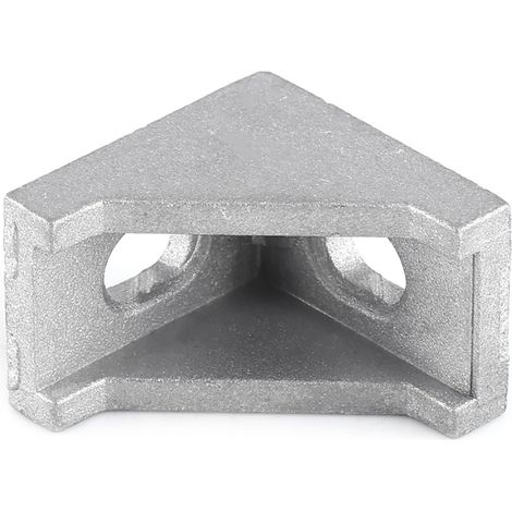 10 Stück L-förmige Eckverbinder aus Aluminiumlegierung, rechtwinklige Winkelverbinder, 28 x 28 mm (1/5)