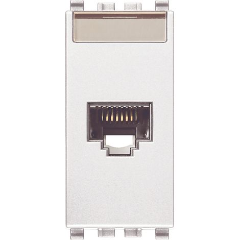 VIMAR - 20339.4.B Presa RJ45 Netsafe Cat5e UTP 110 bianco