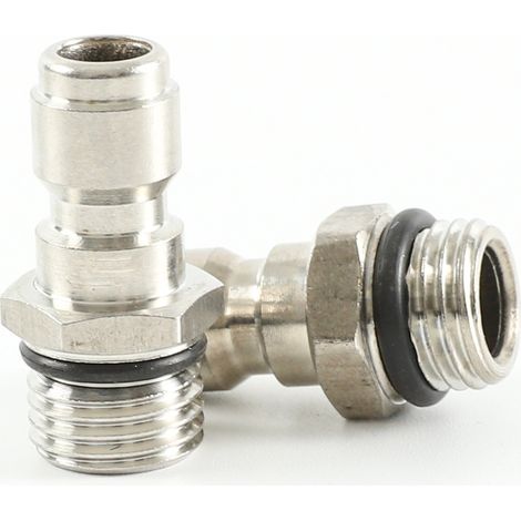 2 pièces- Adaptateur de machine de nettoyage haute pression Adaptateur de sortie de pistolet à eau 1/4 Connecteur rapide domestique (1/5)