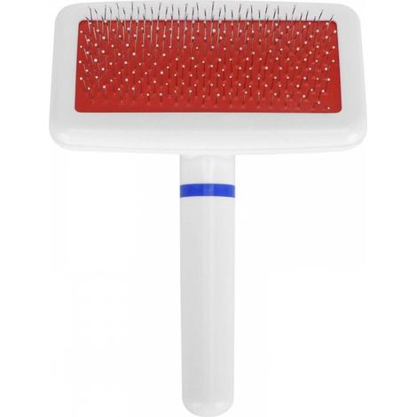 Brosse autonettoyante pour chiens et chats, brosse de nettoyage pour animaux de compagnie, peigne de toilettage, élimine facilement les nœuds et les poils morts de la fourrure de votre animal (1/5)