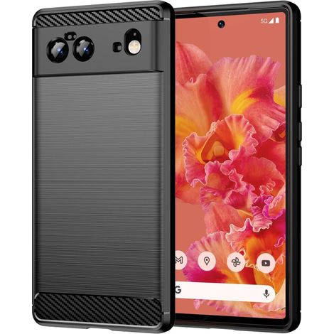 Si adatta perfettamente ai contorni del dispositivo ed è facile da pulire: questa custodia in TPU per Google Pixel 6 5G offre una protezione completa, ritagli precisi e una vestibilità sicura grazie a (1/2)