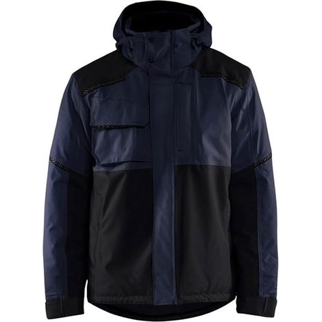 Veste de travail hiver stretch 2D 4881 - Marine foncé/Noir XS (1/4)