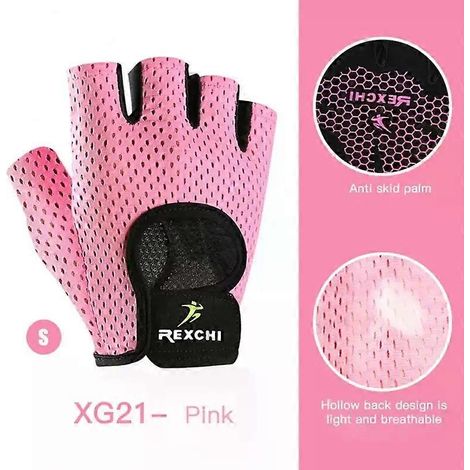 Gants demi-doigts légers et aérés, offrant une meilleure adhérence et une résistance accrue pour l'haltérophilie. Disponibles en 3 couleurs. (1/4)