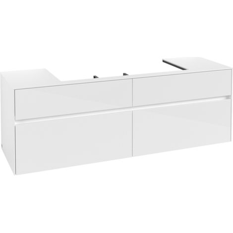 Villeroy & Boch Collaro Meuble sous-lavabo, 4 tiroirs, lavabo au (1/2)