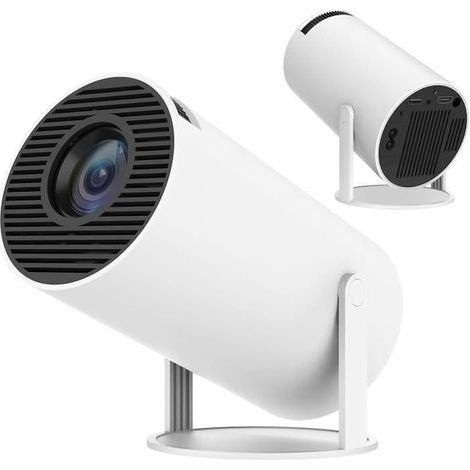 Mini Projecteur Portable 4K, Vidéoprojecteur 200 Ansi Avec Wifi 6, Bt 5.0, 130 Pouces, Video Projecteur Retournement À 180 De[j102] (1/4)