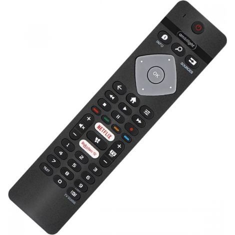Kompatibel mit Philips Android TVs – Universalfernbedienung BRC0884402 (Schwarz) – 1 Stück (1/5)