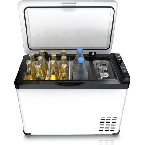 Brandson Kompressor Kühlbox elektrisch - Kühlung bis - 22°C - mit ECO Modus - 30 Liter - 230 V Netzspannung und 12/24 V KFZ Bordspannung - Gemüsefach (1/5)