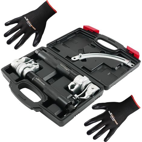 Herramienta compresora de resortes en espiral, acero de alta resistencia, 30,5 cm de largo, compatible con la mayoría de los tipos de amortiguadores, capacidad de carga máxima de 1200 kg, supera los e (1/5)