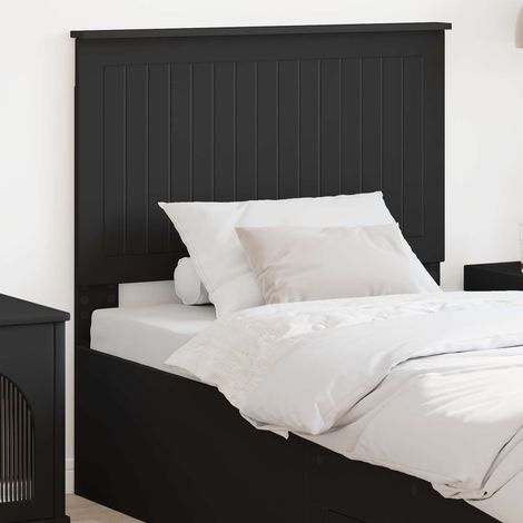 vidaXL Tête de lit Chêne noir Bois d'ingénierie