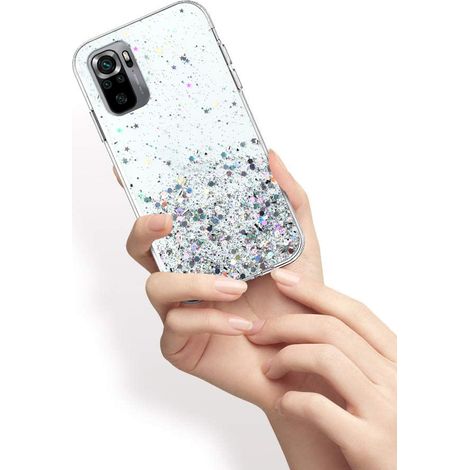 Funda para Xiaomi Redmi Note 10/10S, brillante, transparente (1/3)