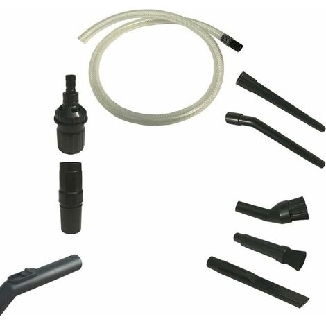 Kit Accessori Aspirapolvere Universale, 8 pezzi, Adattatore 32-35 mm, Mini Spazzole e Pennelli (1/3)