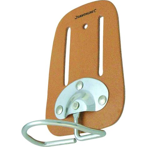 Silverline CB06 Porte-marteau en cuir pour ceinture 100 x 50 mm (1/2)