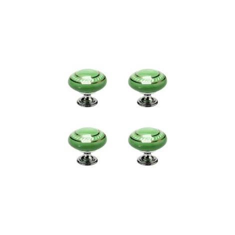 pomos para muebles, pomos para puertas y cajones, tiradores para armarios y gabinetes, tiradores de cerámica vintage, círculo dorado y verde.