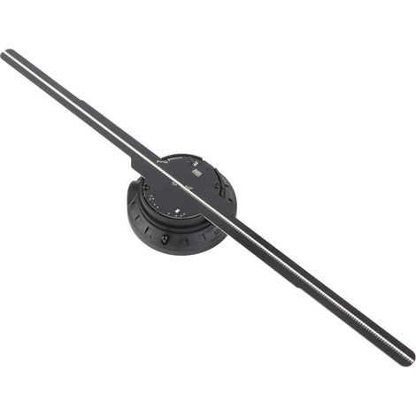 Ventilador holográfico LED 3D con pantalla publicitaria para negocios, tiendas, bares y fiestas - Enchufe de 100-240 V