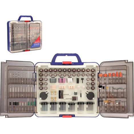 WORKPRO Set di Accessori per Utensili Rotanti Universali da 476 Pezzi, Kit di Accessori per Utensili Rotanti Multifunzione per Taglio, Incisione, Smerigliatura, Lucidatura, Levigatura, Foratura (1/5)