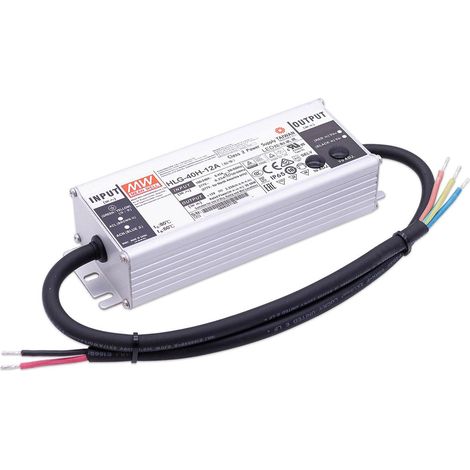 Mean Well HLG-40H-12A LED Netzteil 40W 12V 3.3A IP65 Schaltnetzteil CV (1/4)