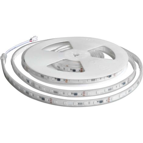V-TAC kit Strip LED Magic SMD5050 13W/m 60 LED/m RGB 5m Compatibile con Magic Home Pro + Telecomando e Alimentatore IP65 - 23146 (1/5)