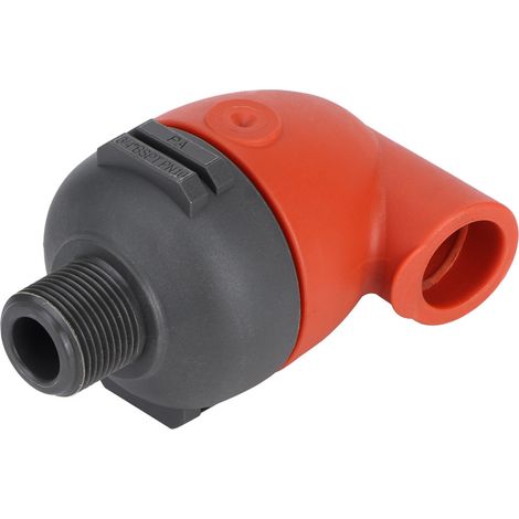 Soupape d'échappement pour micro-asperseur en plastique pour irrigation agricole, soupape d'entrée d'air à vide à commande hydraulique, interrupteur pneumatique automatique, filetage extérieur G3/4". (1/4)
